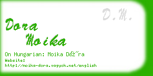 dora moika business card